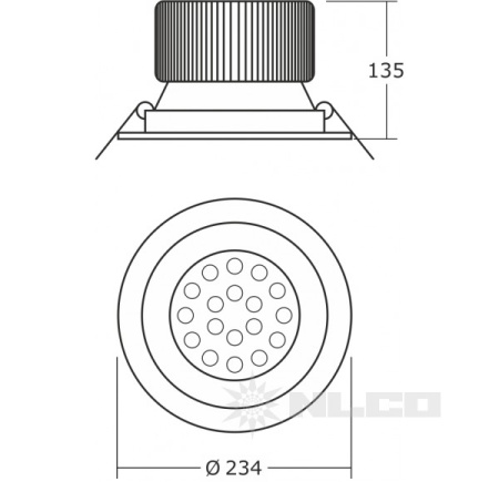 Светильник NLCO TRD30-17